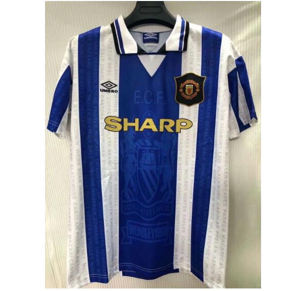 1994-96 Manchester United Retro Away Kit Soccer Jersey